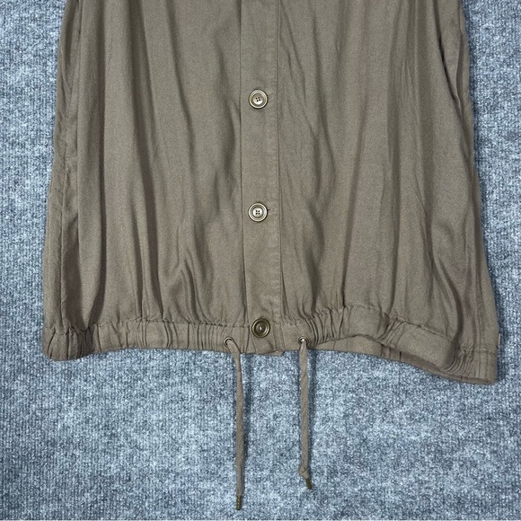 Matilda Jane Womens Medium Green Ambitious You Shawl Collar Floral Boho Vest Top - Picture 8 of 11